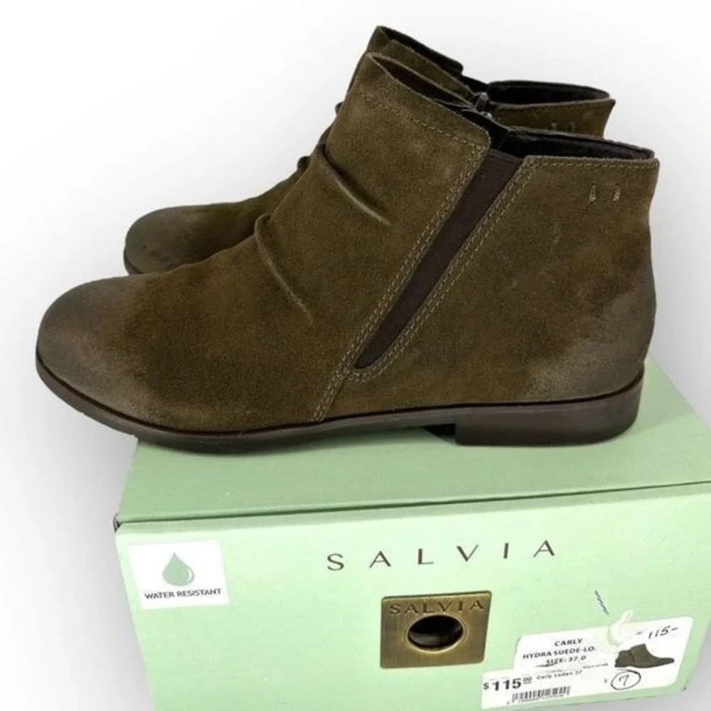 SALVIA NIB Carley Hydra Suede in‎ Lode- size 7.5 Waterproof Gorpcore